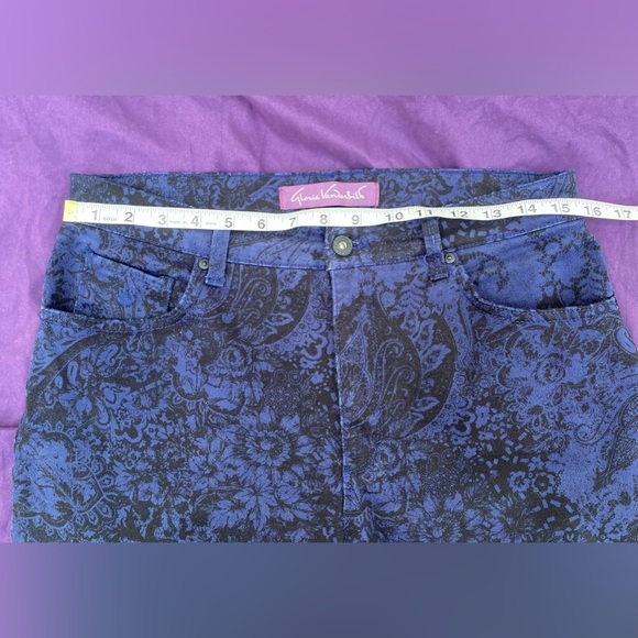 🍁364-You Are Perfect ❤️ Gloria Vanderbilt Paisley Denim - Picture 12 of 12